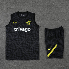 Conjunto Treino Chelsea 2021 Regata + Short - Versão Torcedor