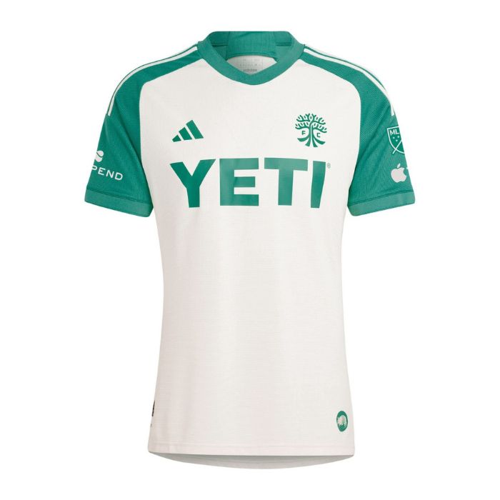 Camisa Austin FC Away 2024/25 Branca e Verde - Modelo Torcedor