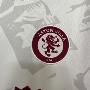 Camisa Aston Villa II 2023/24 Branca - Versão Torcedor