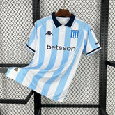 Camisa Racing Club Home 2025/26 Azul e Branca - Versão Torcedor