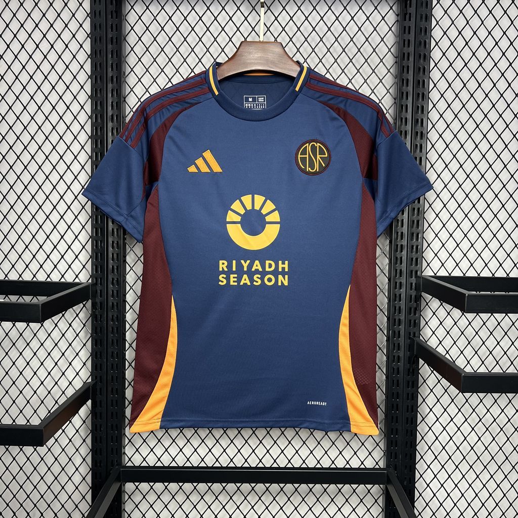 Camisa Roma III 2024/25 Azul - Modelo Torcedor