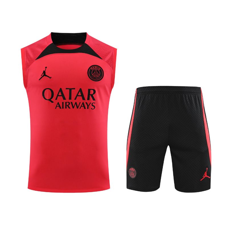 Conjunto Treino PSG 2022 Regata + Short - Versão Torcedor