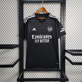 Camisa Arsenal Goleiro 2023/24 Preta - Modelo Torcedor