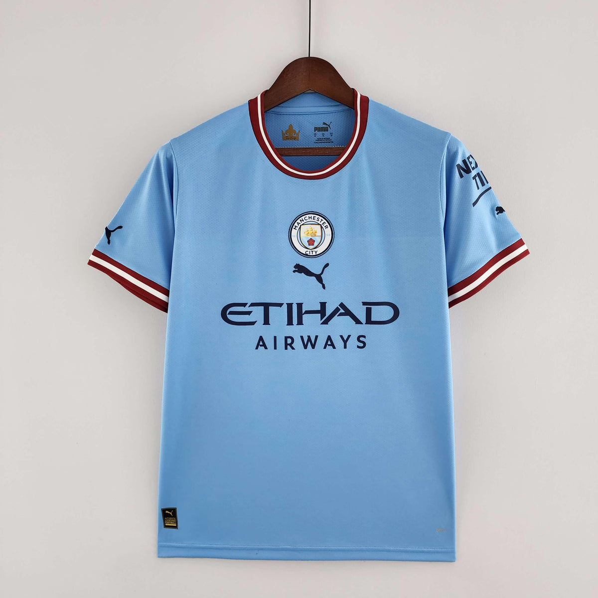 Camisa Manchester City l 2022/23 Azul - Modelo Torcedor