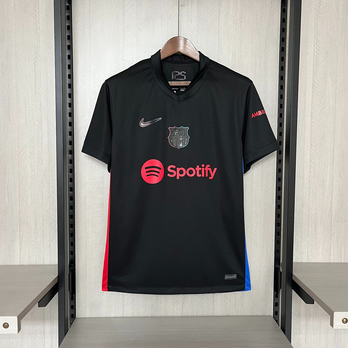 Camisa Barcelona lI 2024/25 Preta - Modelo Torcedor