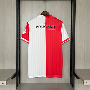 Camisa Feyenoord Home 2023/24 Vermelha e Branca - Versão Torcedor