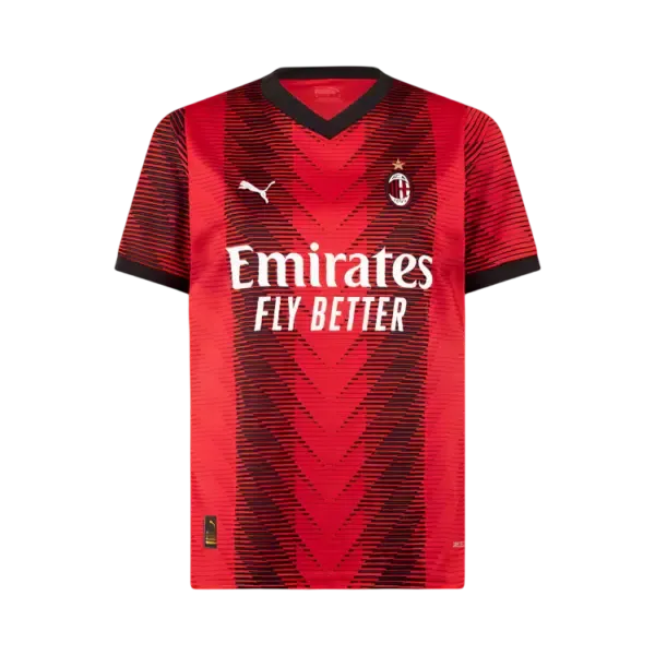 Camisa AC Milan I 2023/24 Vermelha - Modelo Torcedor