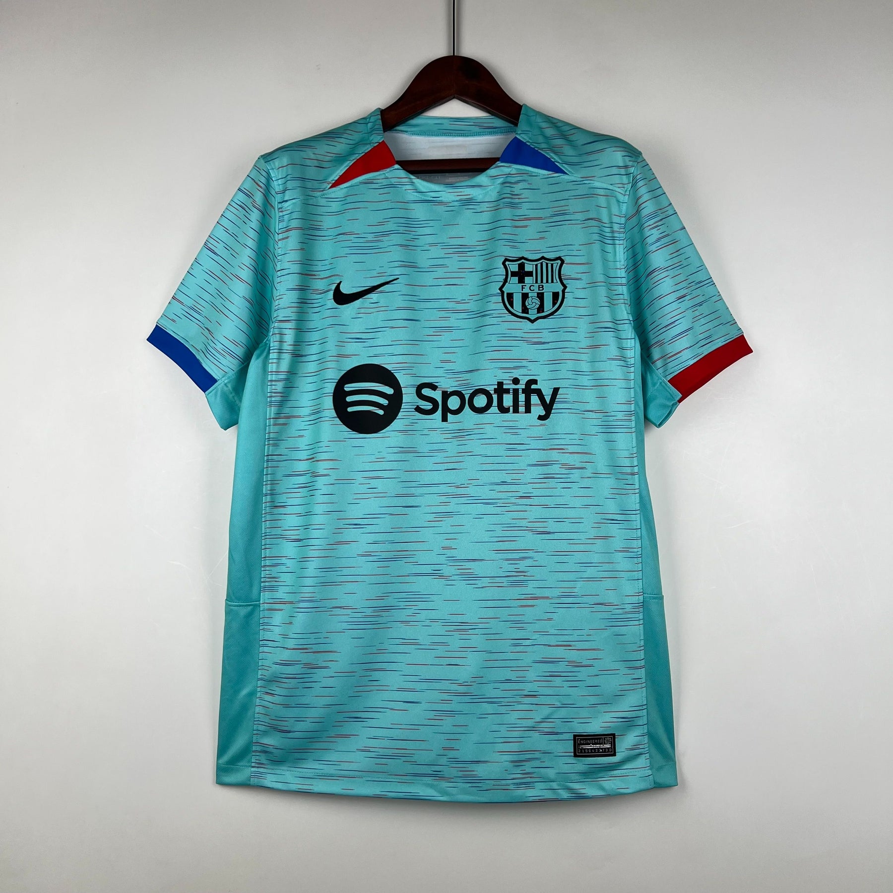 Camisa Barcelona lII 2023/24 Azul - Modelo Torcedor