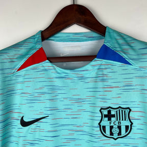 Camisa Barcelona lII 2023/24 Azul - Modelo Torcedor