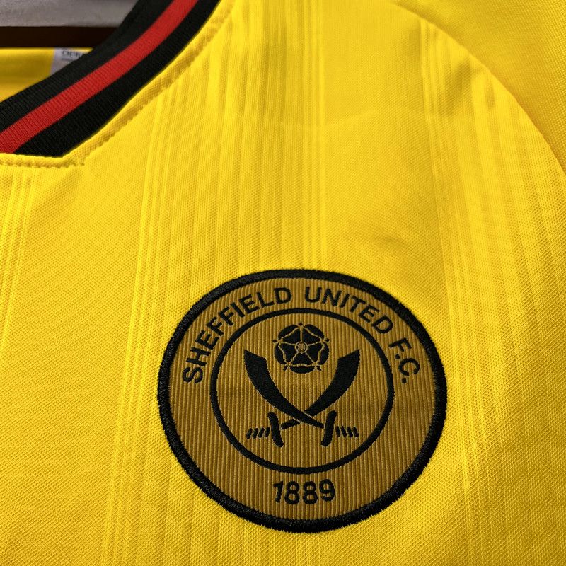 Camisa Sheffield United Away 2023/24 Amarela - Versão Torcedor