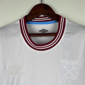 Camisa West Ham Away 2023/24 Branca - Versão Torcedor