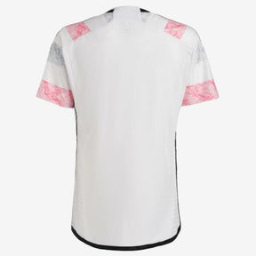 Camisa Juventus Away 2023/24 Branca e Rosa - Versão Torcedor