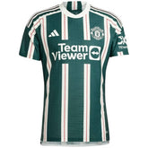 Camisa Manchester United Away 2023/24 Verde e Branca - Versão Torcedor