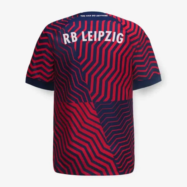 Camisa RB Leipzig II 2023/24 Vermelho e Azul - Modelo Torcedor