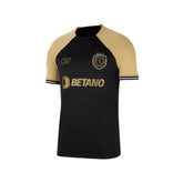 Camisa Sporting Third 2023/24 Preta e Dourado - Versão Torcedor