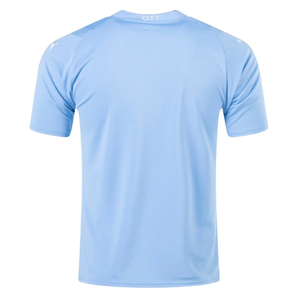 Camisa Manchester City l 2023/24 Azul - Modelo Torcedor