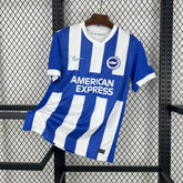 Camisa Brighton Home 2025/26 Azul e Branca - Versão Torcedor