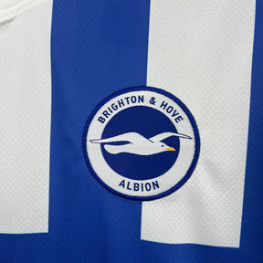 Camisa Brighton Home 2025/26 Azul e Branca - Versão Torcedor