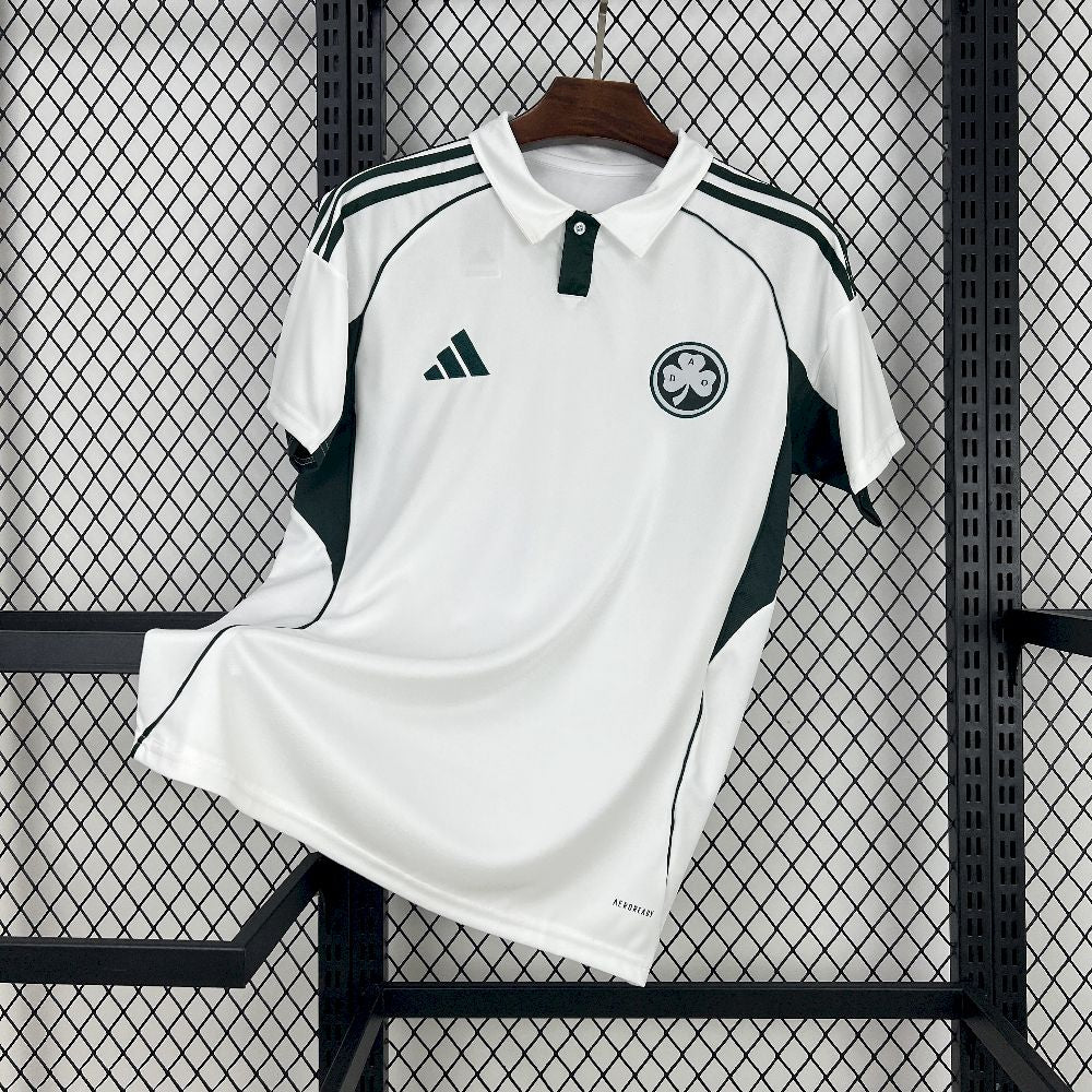 Camisa Panathinaikos F.C Away 2025/26 Branca - Modelo Torcedor