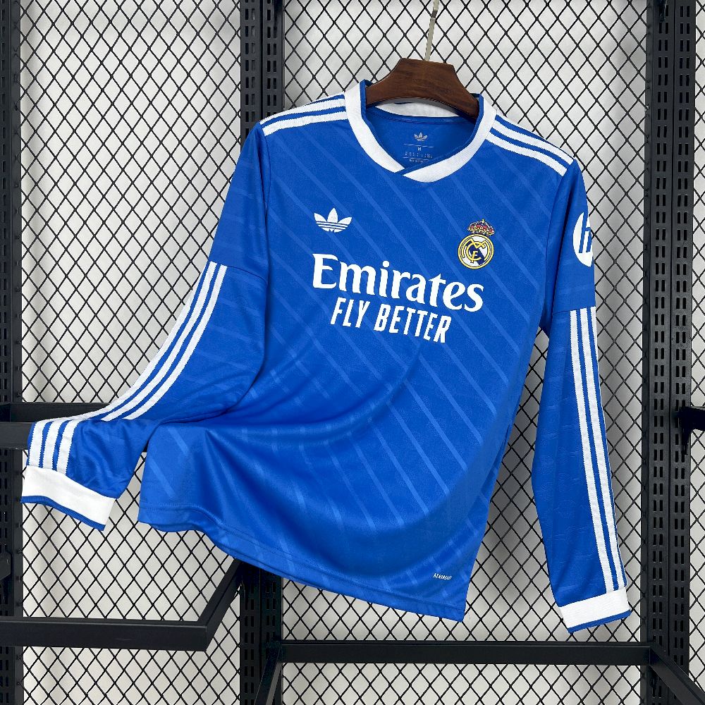 Camisa Real Madrid IlI 2025/26 Manga Longa - Modelo Torcedor