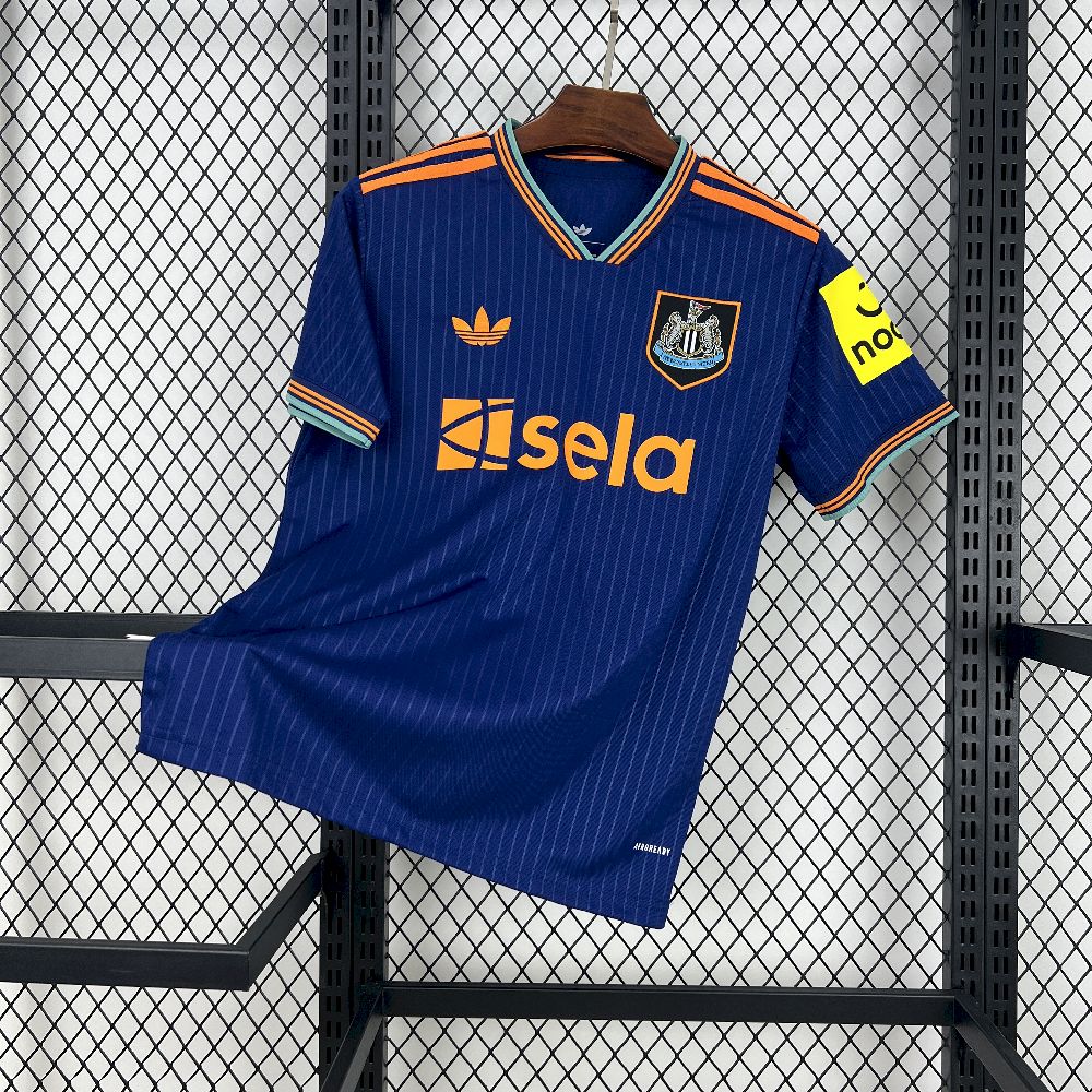 Camisa Newcastle Third 2025/26 Azul - Modelo Torcedor