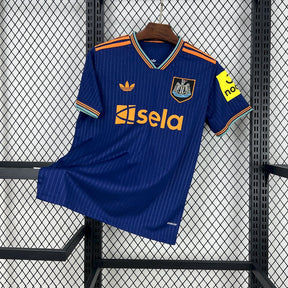Camisa Newcastle Third 2025/26 Azul - Modelo Torcedor
