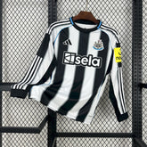 Camisa Newcastle Home 2025/26 Manga Longa - Modelo Torcedor