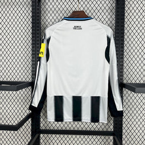 Camisa Newcastle Home 2025/26 Manga Longa - Modelo Torcedor