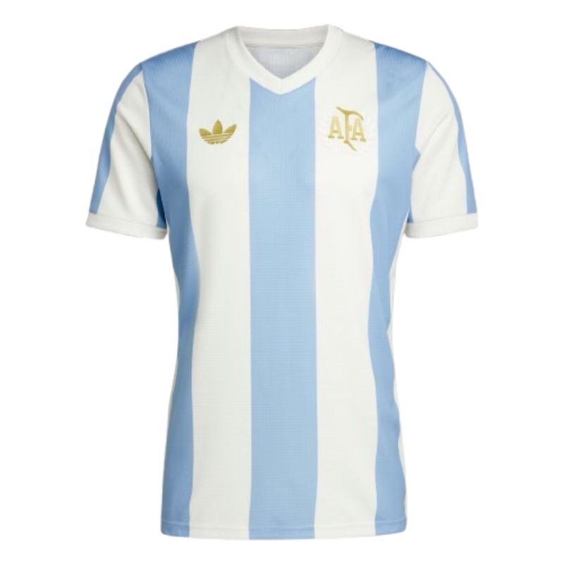 Camisa Seleção Argentina Edição Especial 2024 Azul e Branca - Modelo Torcedor