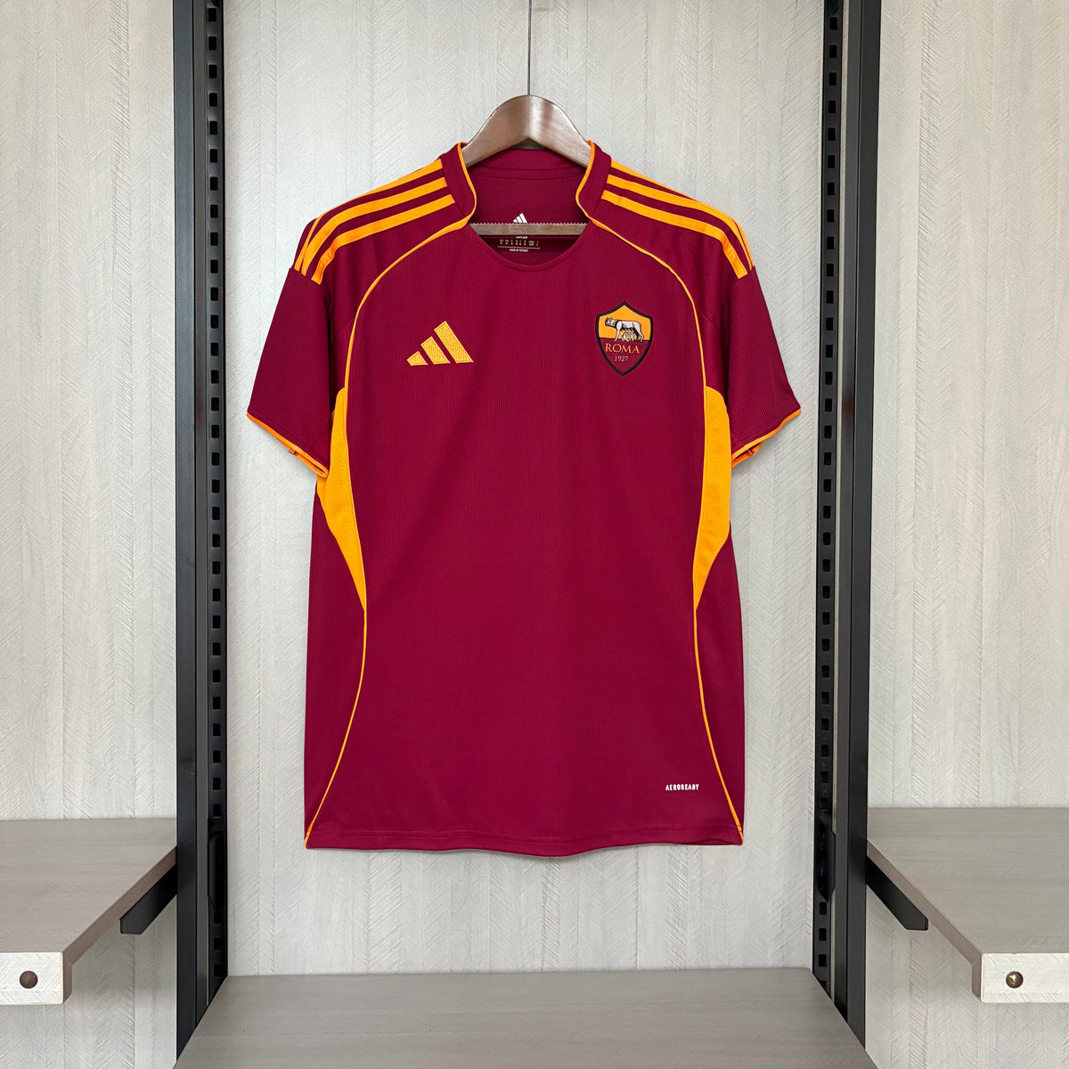 Camisa Roma Home 2025/26 Vinho - Modelo Torcedor