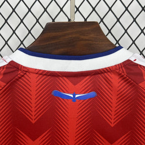 Camisa Seleção Chile Home 2025 Vermelha - Versão Torcedor