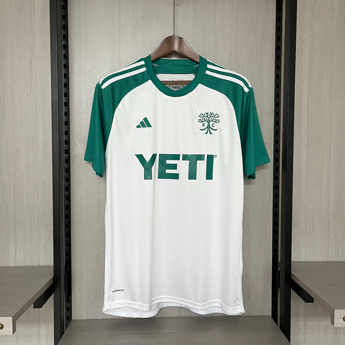 Camisa Austin FC Away 2024/25 Branca e Verde - Modelo Torcedor