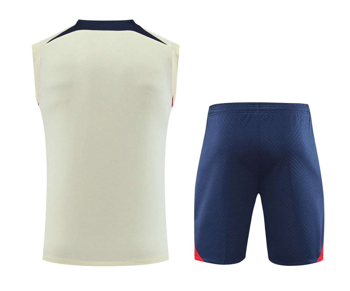 Conjunto Treino PSG 2022 Regata + Short - Versão Torcedor