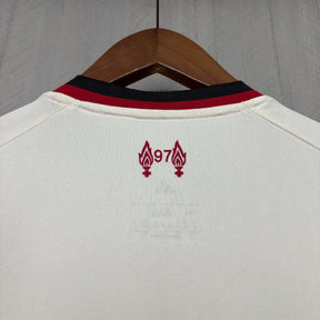 Camisa Liverpool Away 2025/26 Bege - Modelo Torcedor
