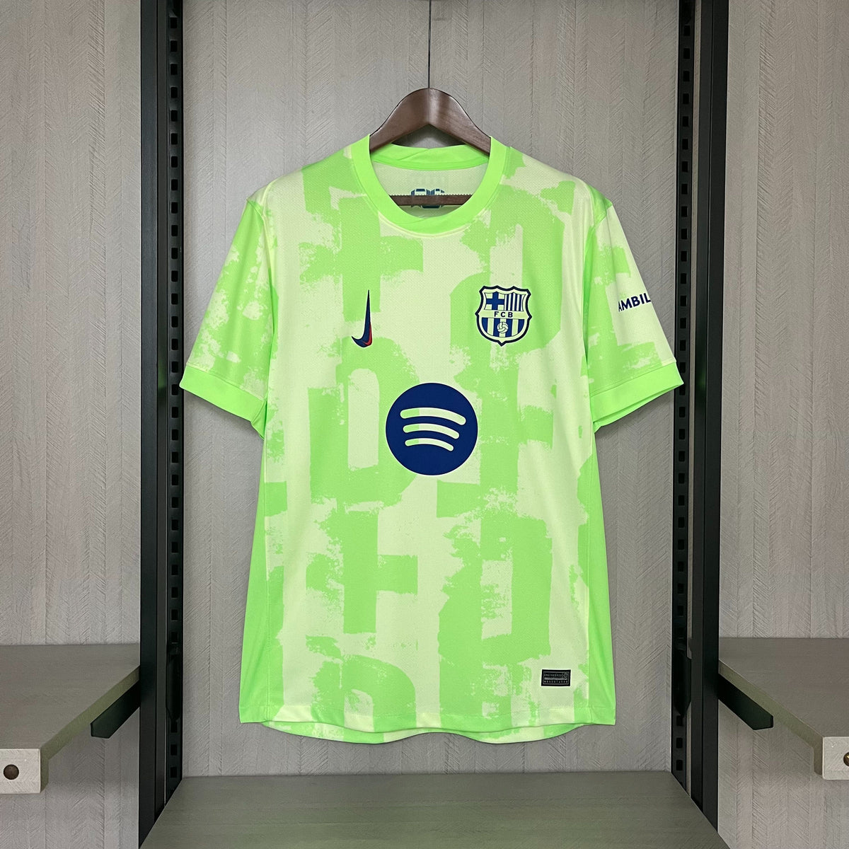 Camisa Barcelona lII 2024/25 Verde - Modelo Torcedor