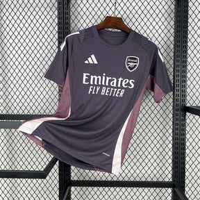 Camisa Arsenal Treino 2025/26 Roxa - Modelo Torcedor