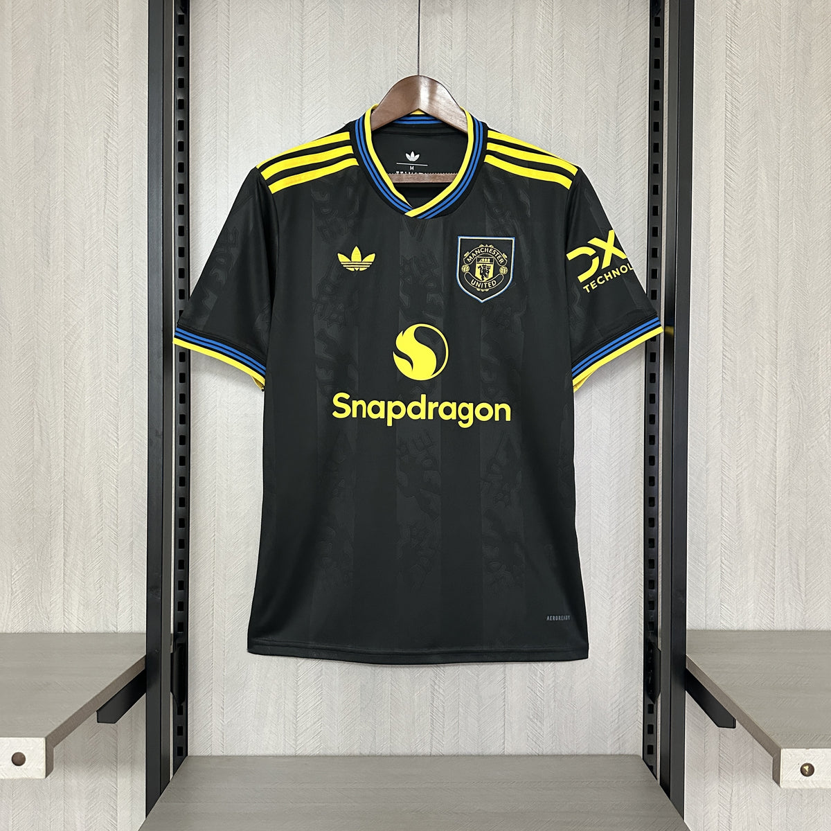 Camisa Manchester United Third 2025/26 Preta - Modelo Torcedor