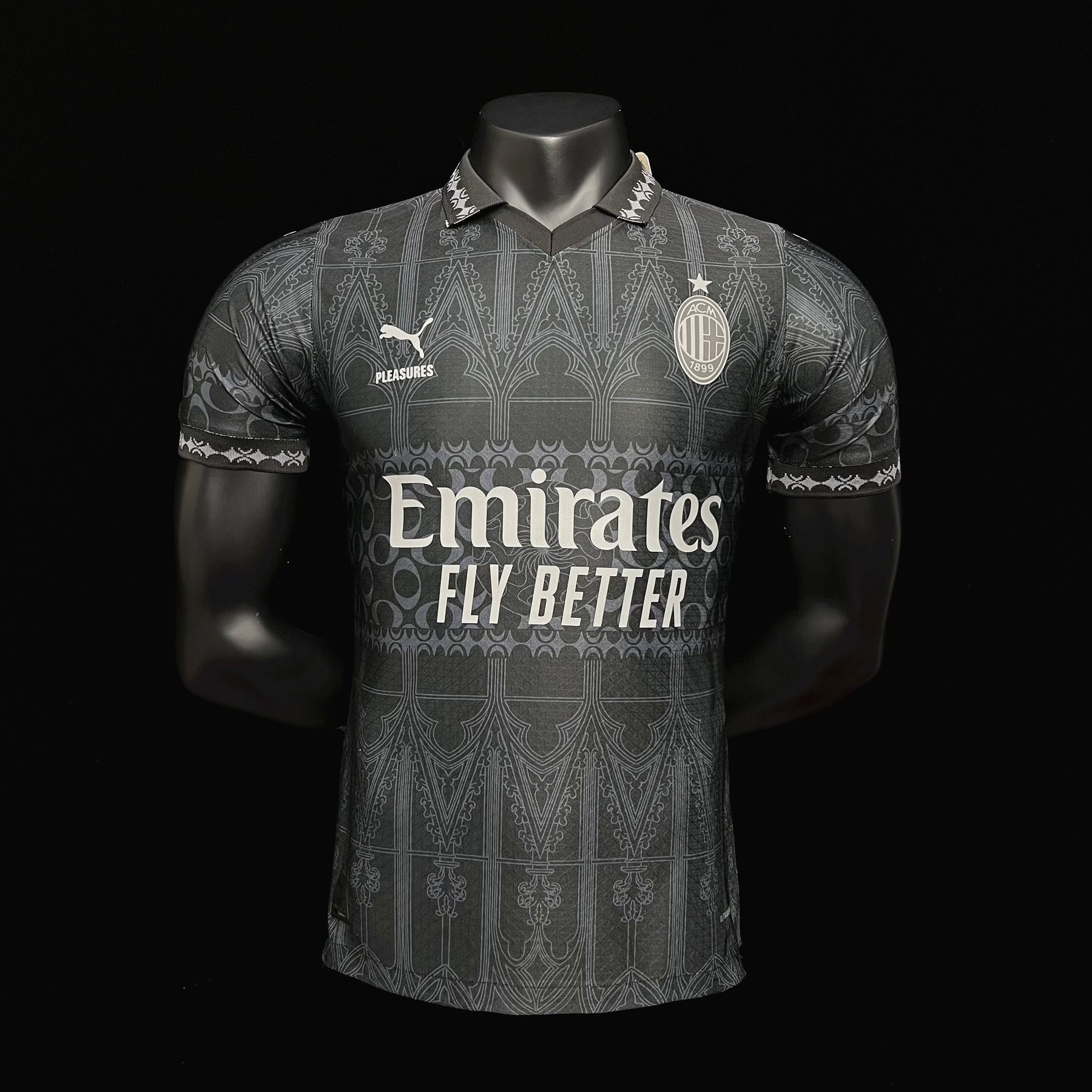 Camisa AC Milan IIII 2024/25 Preto - Modelo Torcedor