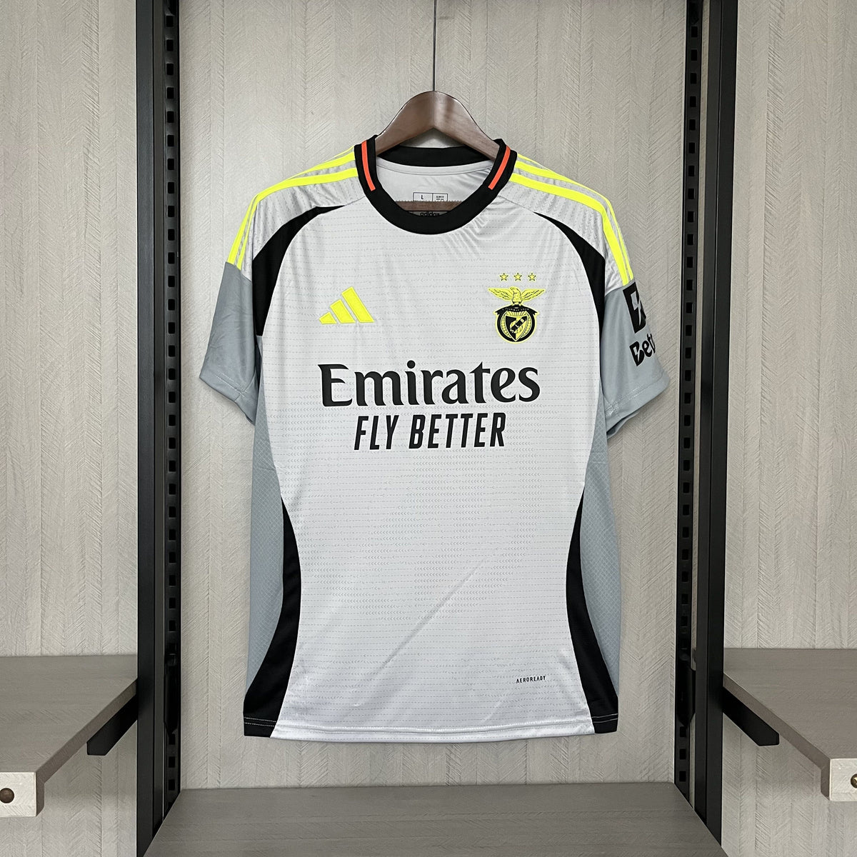 Camisa Benfica lII 2024/25 Cinza - Modelo Torcedor