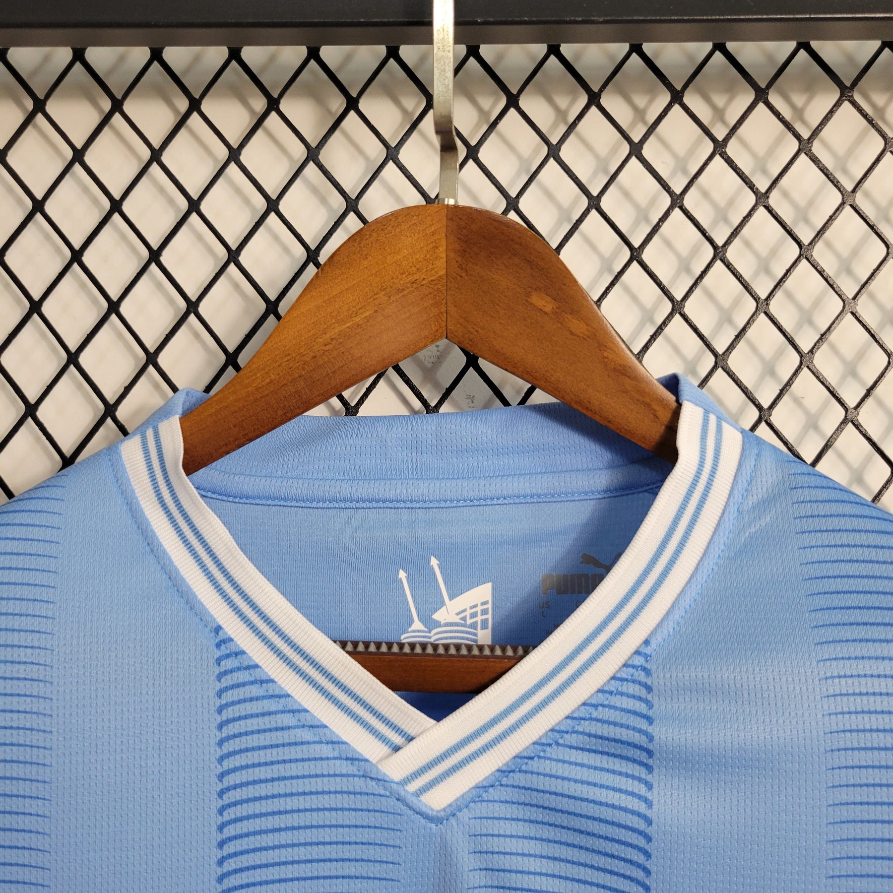 Camisa Manchester City l 2023/24 Azul - Modelo Torcedor