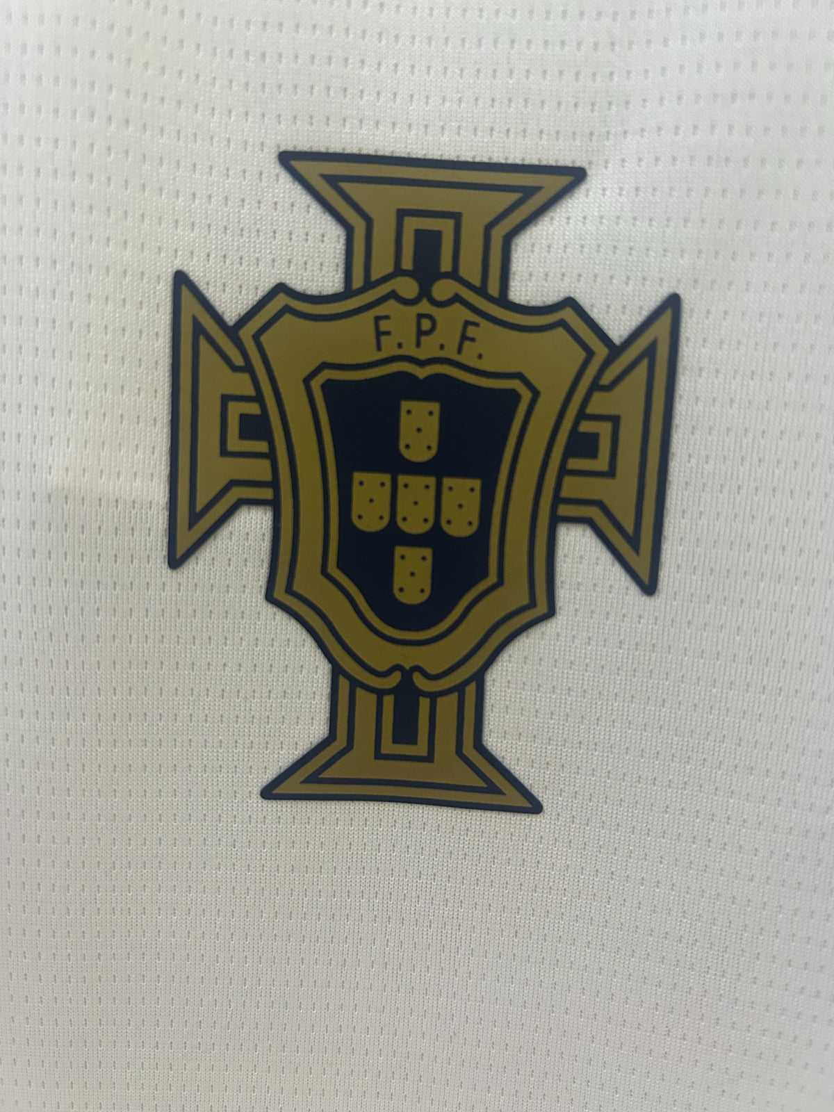 Camisa Seleção Portugal Treino 2025 Branca e Azul - Versão Torcedor