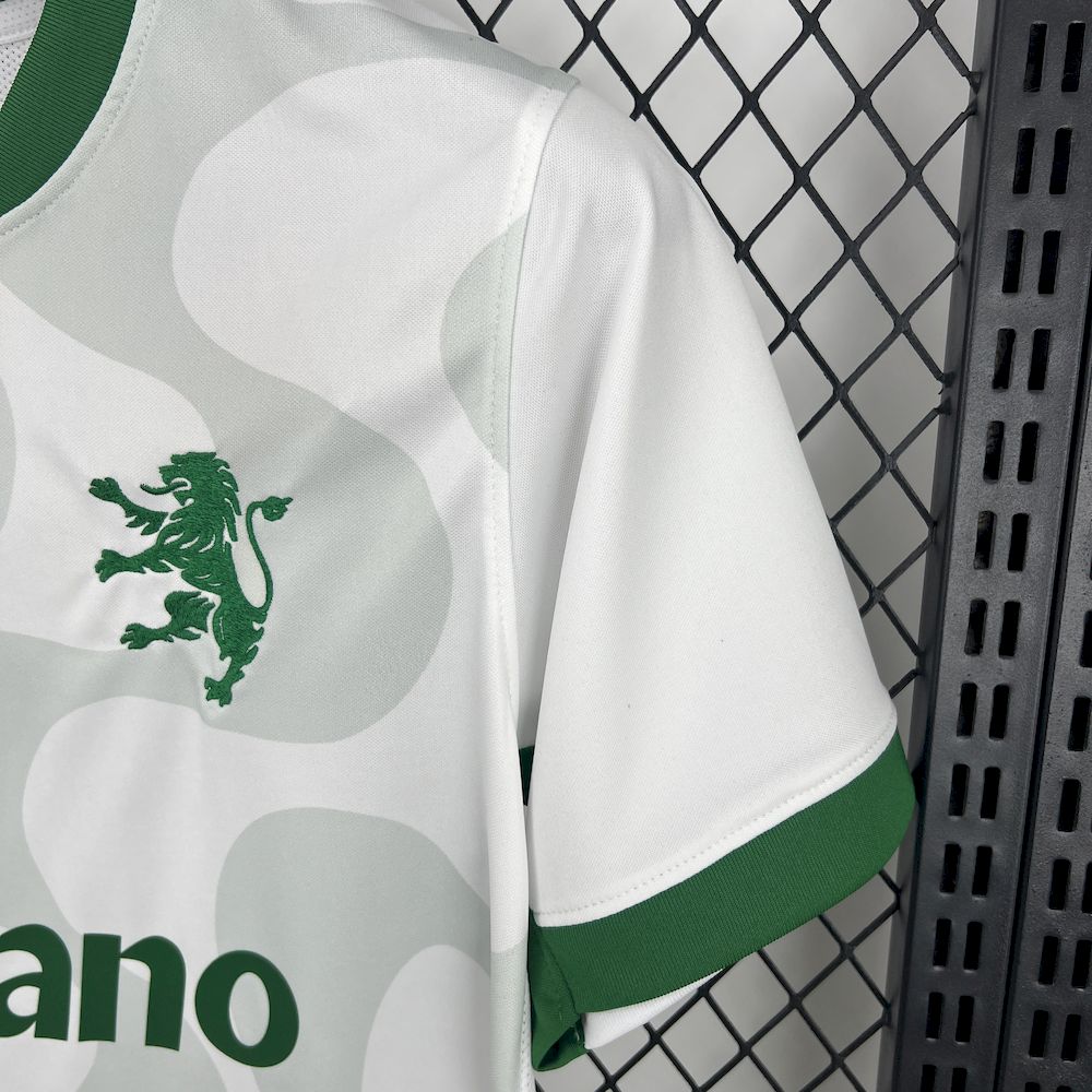 Camisa Sporting Away 2025/26 Branca - Modelo Torcedor