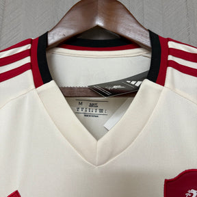 Camisa Liverpool Away 2025/26 Bege - Modelo Torcedor