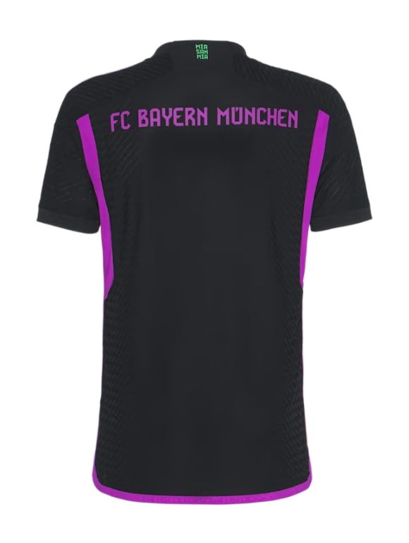 Camisa Bayern de Munique II 2023/24 Preto e Roxo - Modelo Torcedor