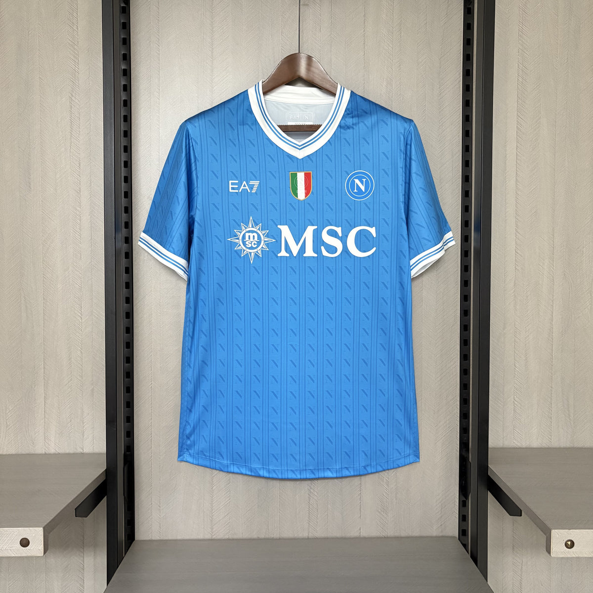 Camisa Napoli Home 2025/26 Azul - Versão Torcedor