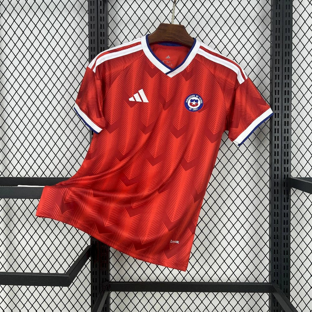 Camisa Seleção Chile Home 2025 Vermelha - Versão Torcedor