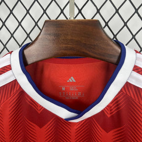 Camisa Seleção Chile Home 2025 Vermelha - Versão Torcedor