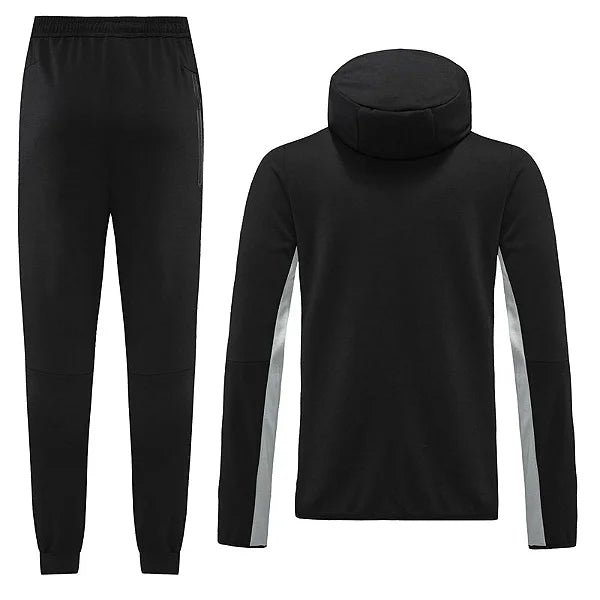 Conjunto Tech Fleece Preto/Cinza