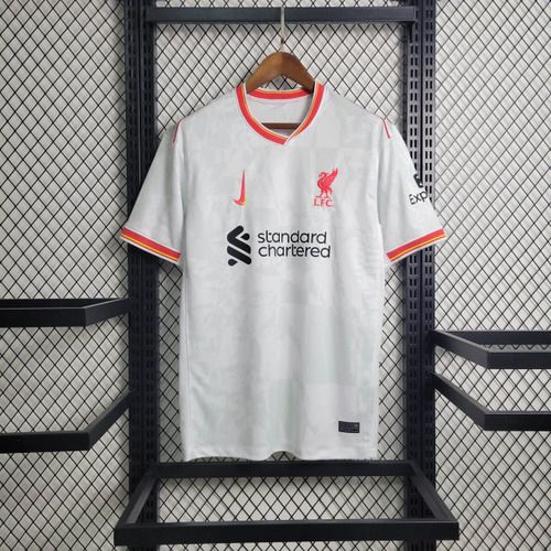 Camisa Liverpool lll 2024/25 Branca - Modelo Torcedor