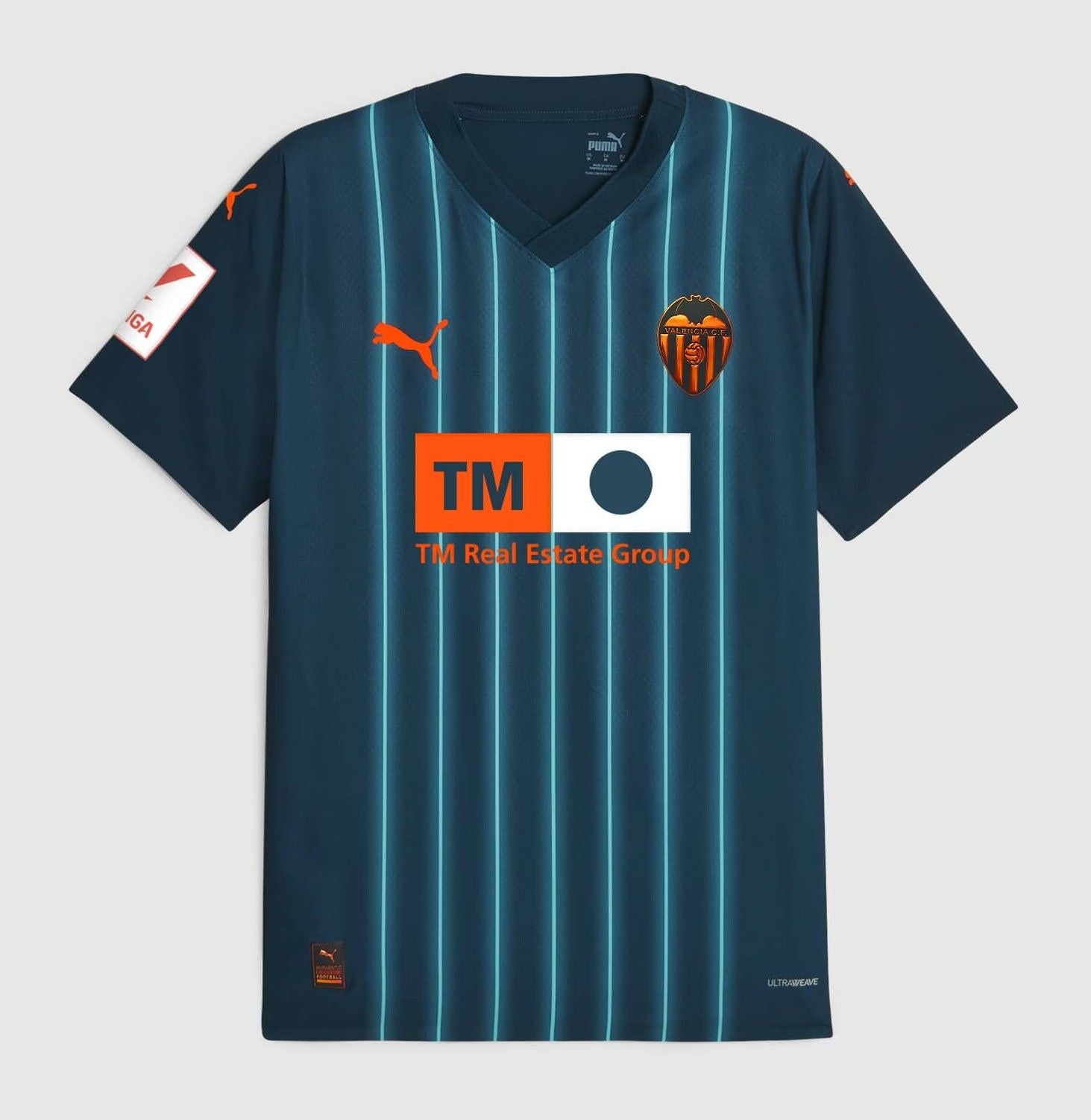 Camisa Valencia Away 2023/24 Azul - Versão Torcedor